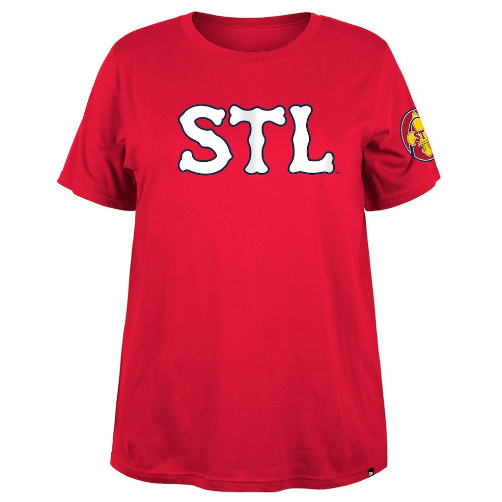 St. Louis Cardinals Women's 2024 City Connect Plus Size T-Shirt - Red | New Era