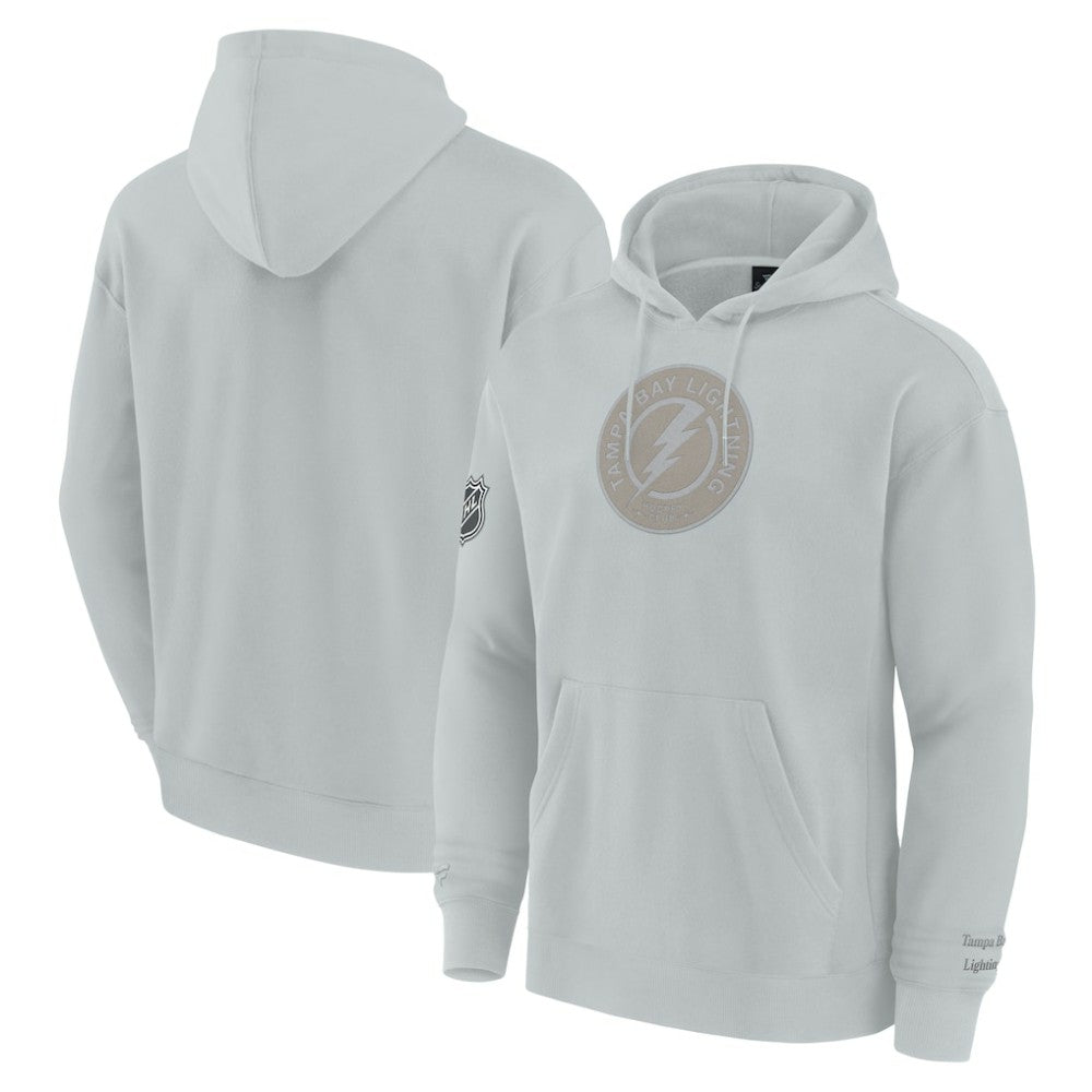 Tampa Bay Lightning Fanatics Elements Pace Pullover Hoodie Gray