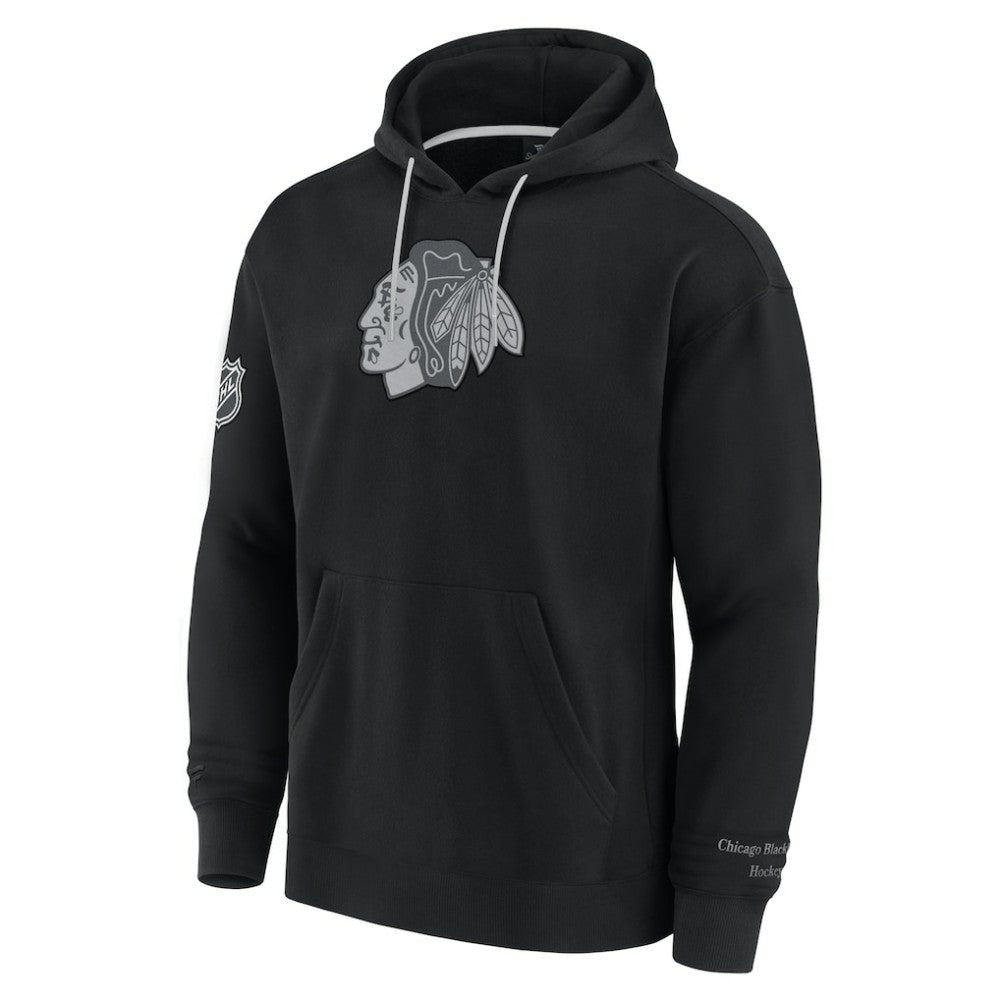Chicago Blackhawks Fanatics Elements Pace Pullover Hoodie Black