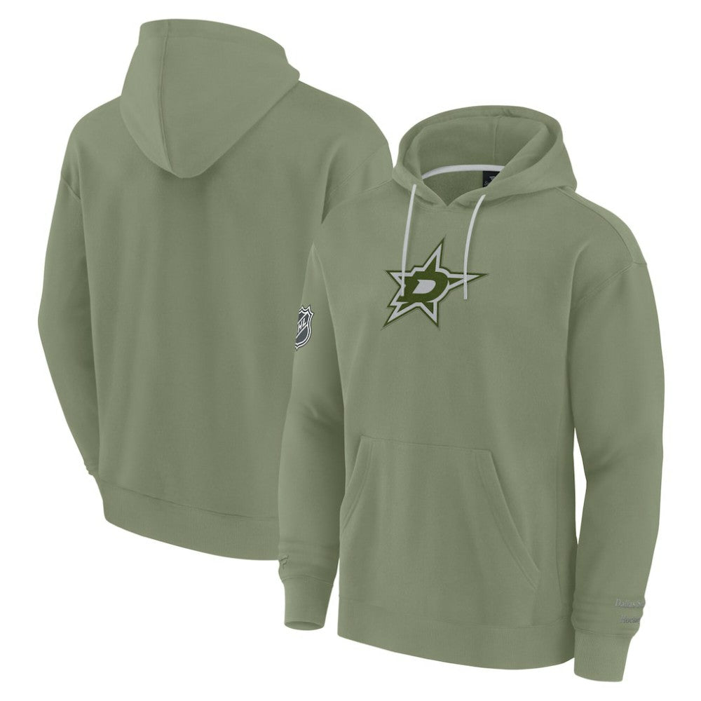 Dallas Stars Fanatics Elements Pace Pullover Hoodie Olive