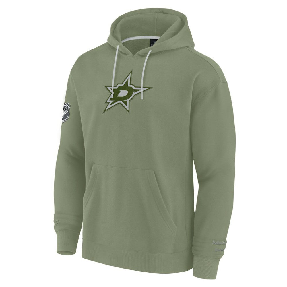 Dallas Stars Fanatics Elements Pace Pullover Hoodie Olive