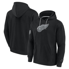 Detroit Red Wings Fanatics Elements Pace Pullover Hoodie Black