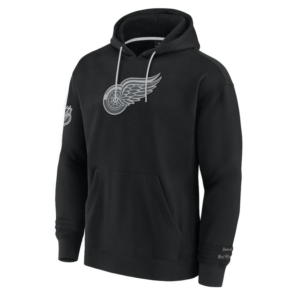Detroit Red Wings Fanatics Elements Pace Pullover Hoodie Black