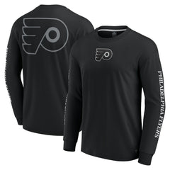 Philadelphia Flyers Fanatics Elements Strive Long Sleeve T-Shirt Black