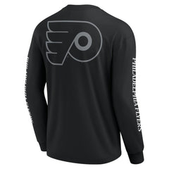 Philadelphia Flyers Fanatics Elements Strive Long Sleeve T-Shirt Black