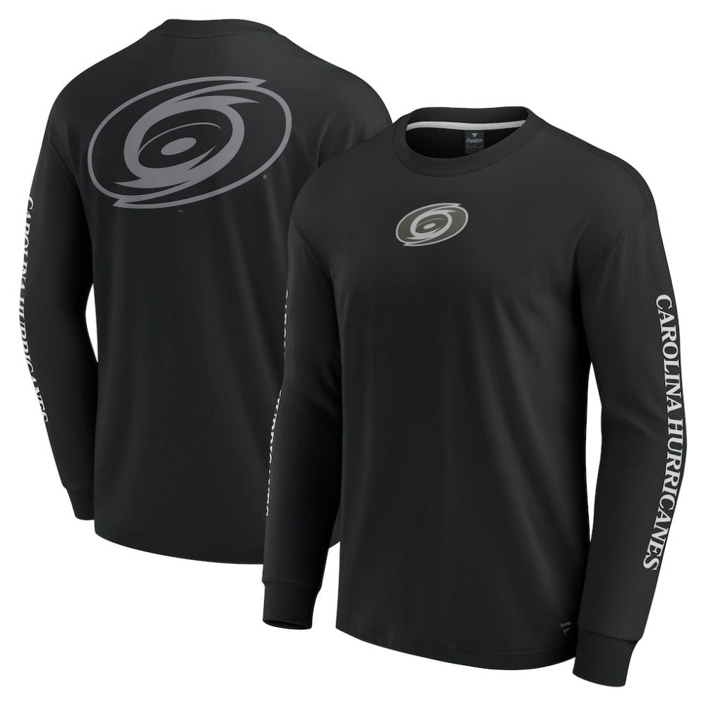 Carolina Hurricanes Fanatics Elements Strive Long Sleeve T-Shirt Black
