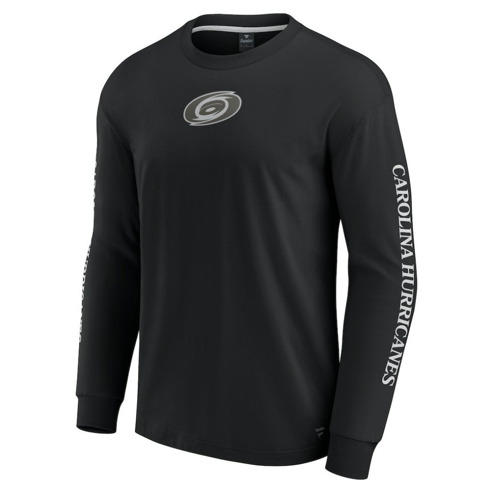 Carolina Hurricanes Fanatics Elements Strive Long Sleeve T-Shirt Black