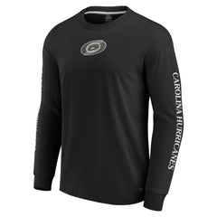 Carolina Hurricanes Fanatics Elements Strive Long Sleeve T-Shirt Black