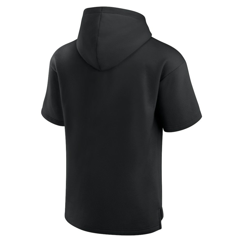 Tampa Bay Lightning Fanatics Elements Ready Short Sleeve Pullover Hoodie Black