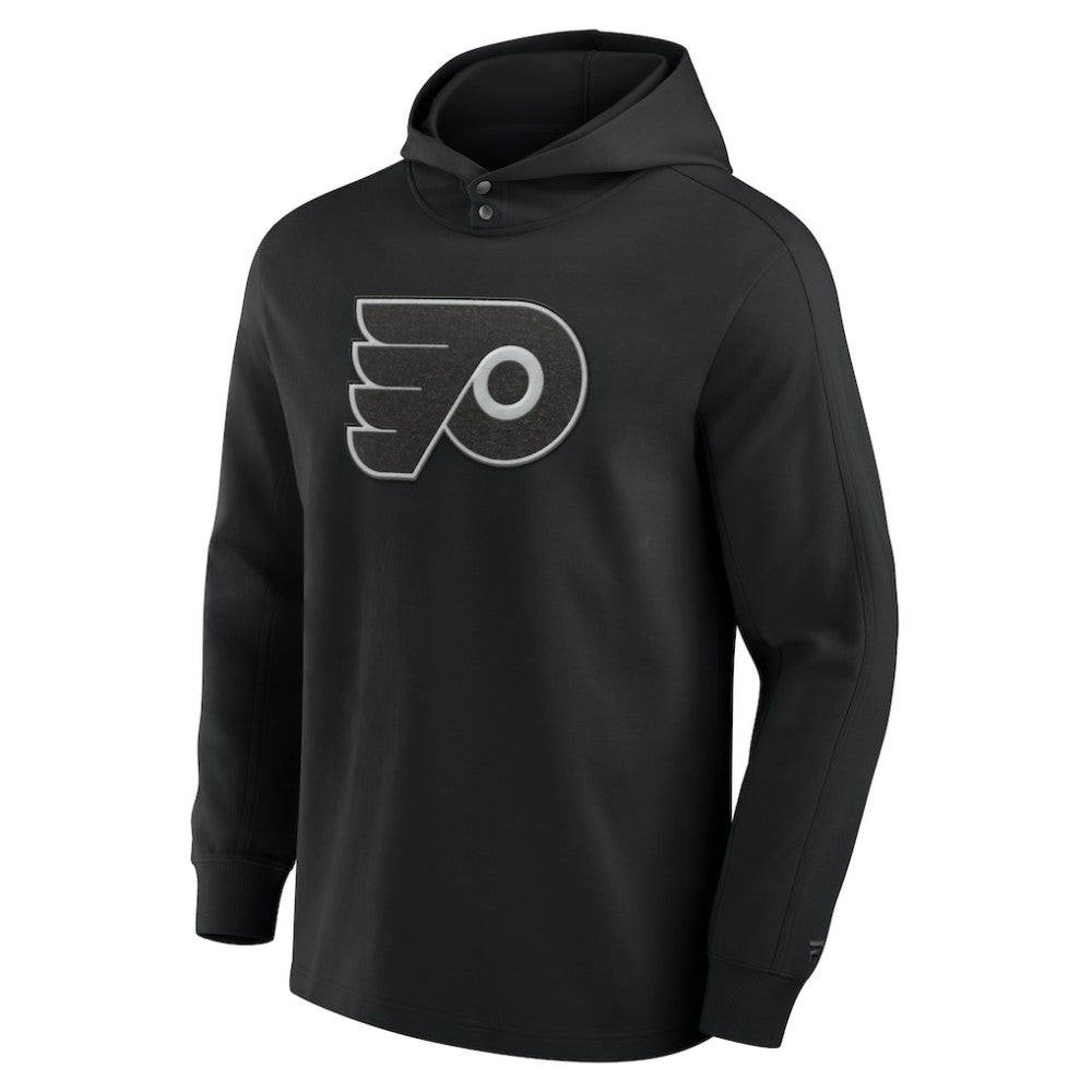 Philadelphia Flyers Fanatics Elements Blaze Tri-Blend Long Sleeve Hoodie T-Shirt Black