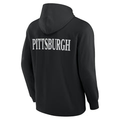 Pittsburgh Penguins Fanatics Elements Blaze Tri-Blend Long Sleeve Hoodie T-Shirt Black