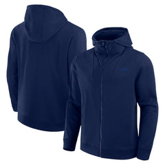 Washington Capitals Fanatics Elements Tonal Primary Tri-Blend Full-Zip Hoodie Navy