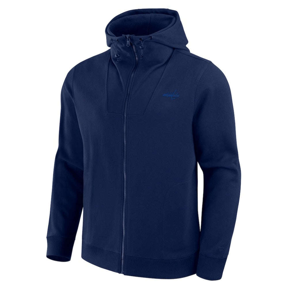 Washington Capitals Fanatics Elements Tonal Primary Tri-Blend Full-Zip Hoodie Navy