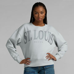 St. Louis Blues Fanatics Women's Elements Flow Pullover Sweatshirt Gray