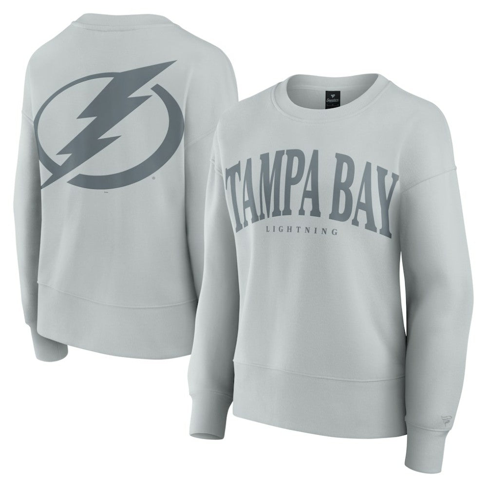 Tampa Bay Lightning Fanatics Women's Elements Flow Pullover Sweatshirt Gray