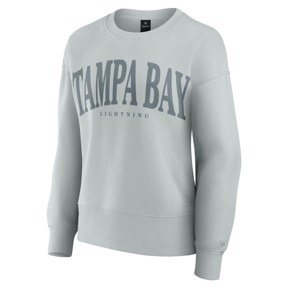 Tampa Bay Lightning Fanatics Women's Elements Flow Pullover Sweatshirt Gray