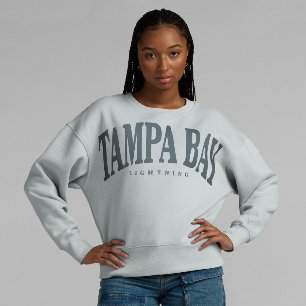 Tampa Bay Lightning Fanatics Women's Elements Flow Pullover Sweatshirt Gray