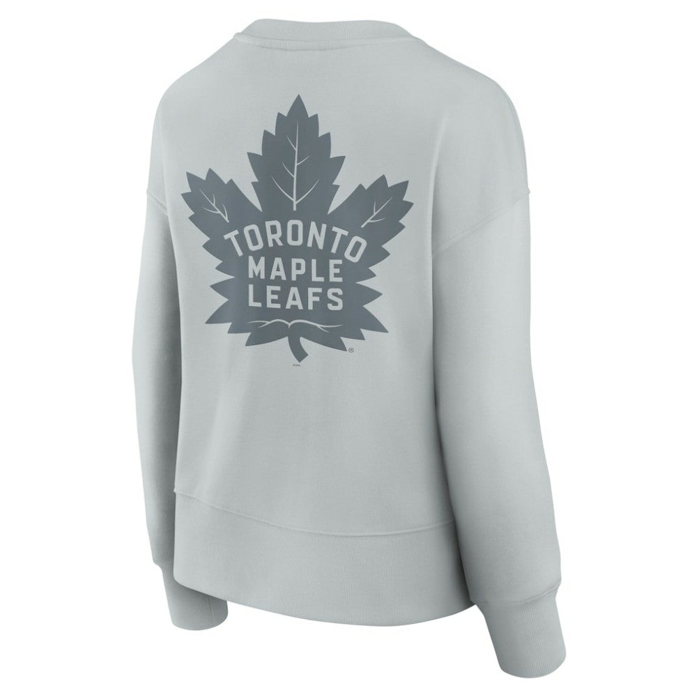 Toronto Maple Leafs Fanatics Women's Elements Flow Pullover Sweatshirt Gray