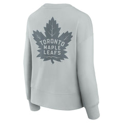 Toronto Maple Leafs Fanatics Women's Elements Flow Pullover Sweatshirt Gray