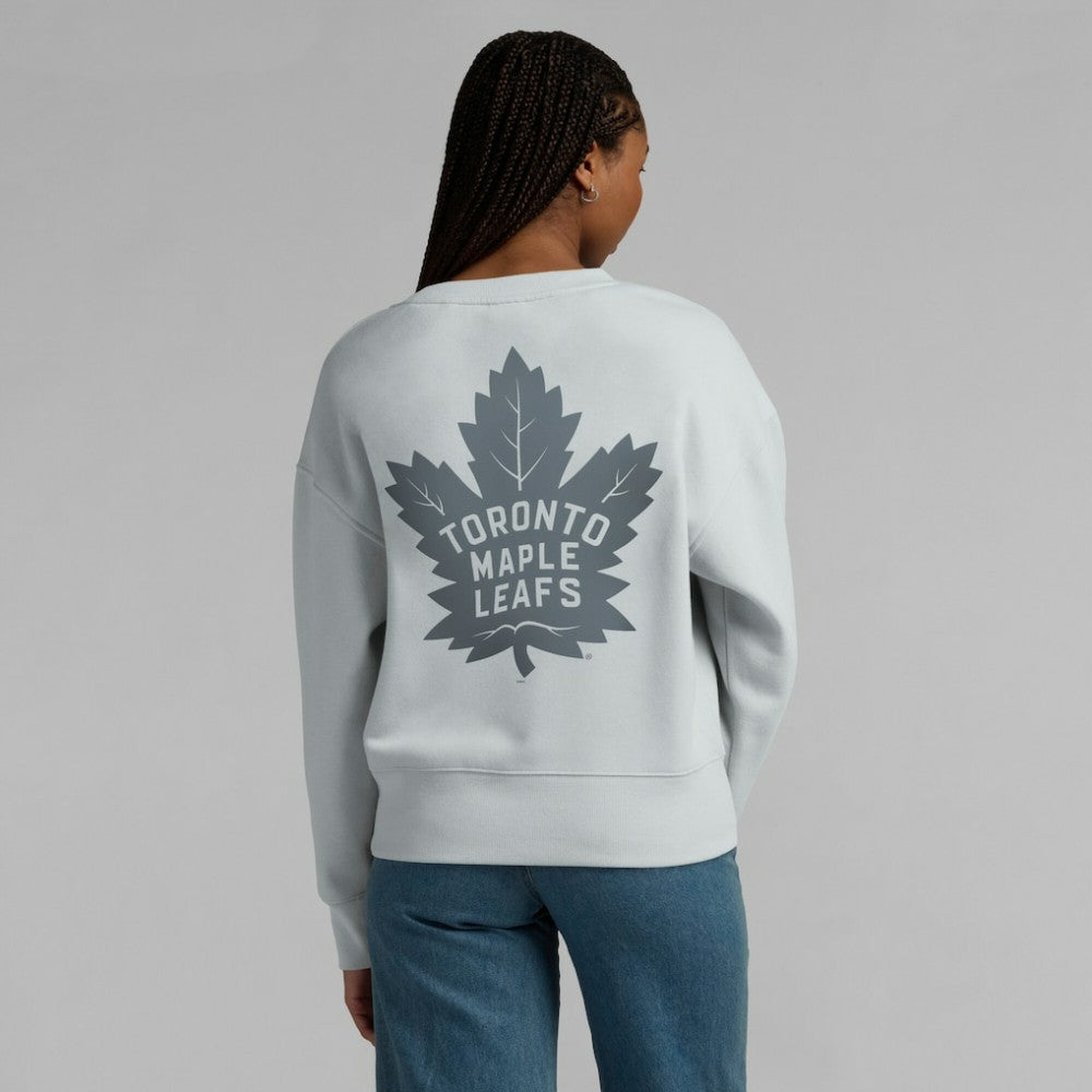 Toronto Maple Leafs Fanatics Women's Elements Flow Pullover Sweatshirt Gray