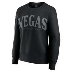 Vegas Golden Knights Fanatics Women's Elements Flow Pullover Sweatshirt Black