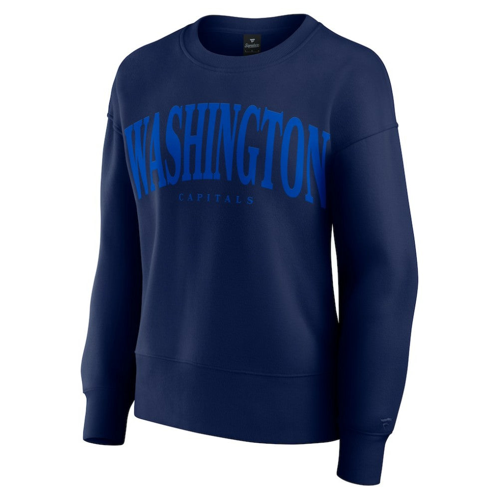 Washington Capitals Fanatics Women's Elements Flow Pullover Sweatshirt Navy