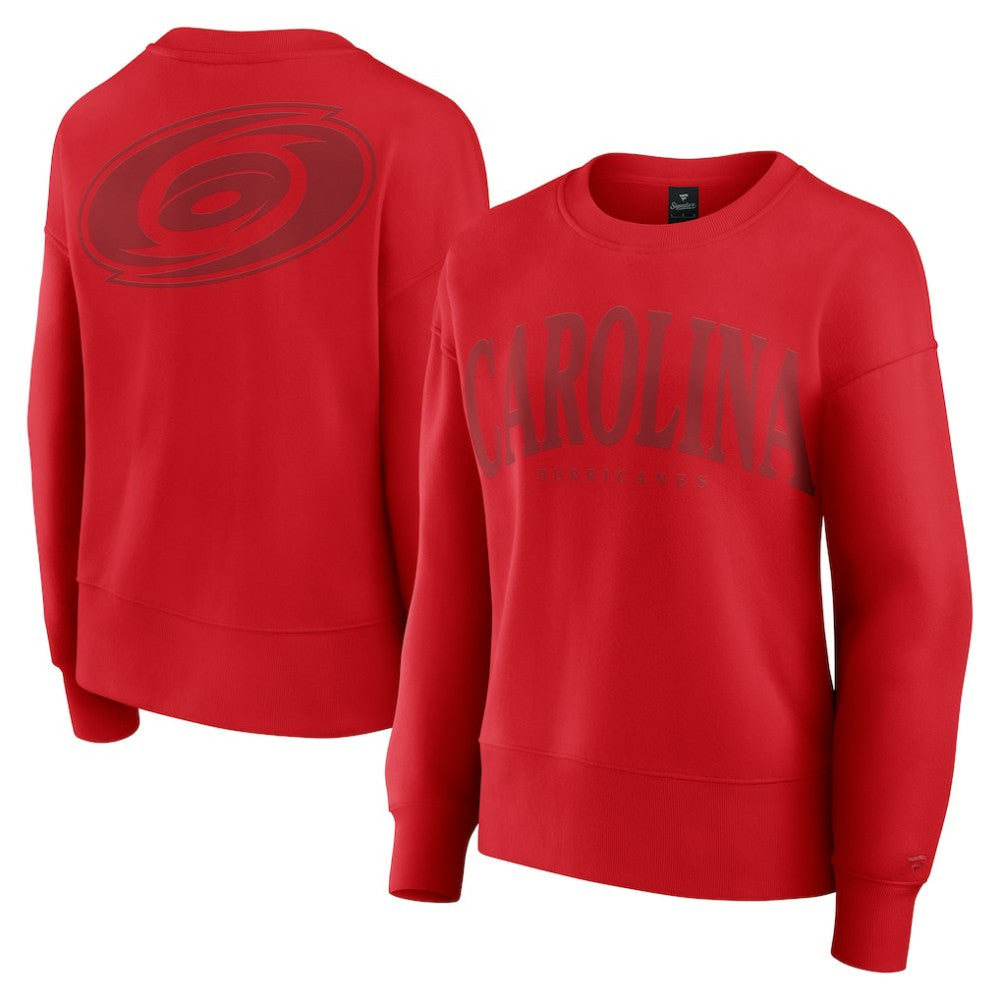 Carolina Hurricanes Fanatics Women's Elements Flow Pullover Sweatshirt Red