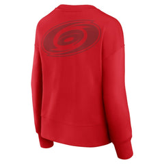 Carolina Hurricanes Fanatics Women's Elements Flow Pullover Sweatshirt Red