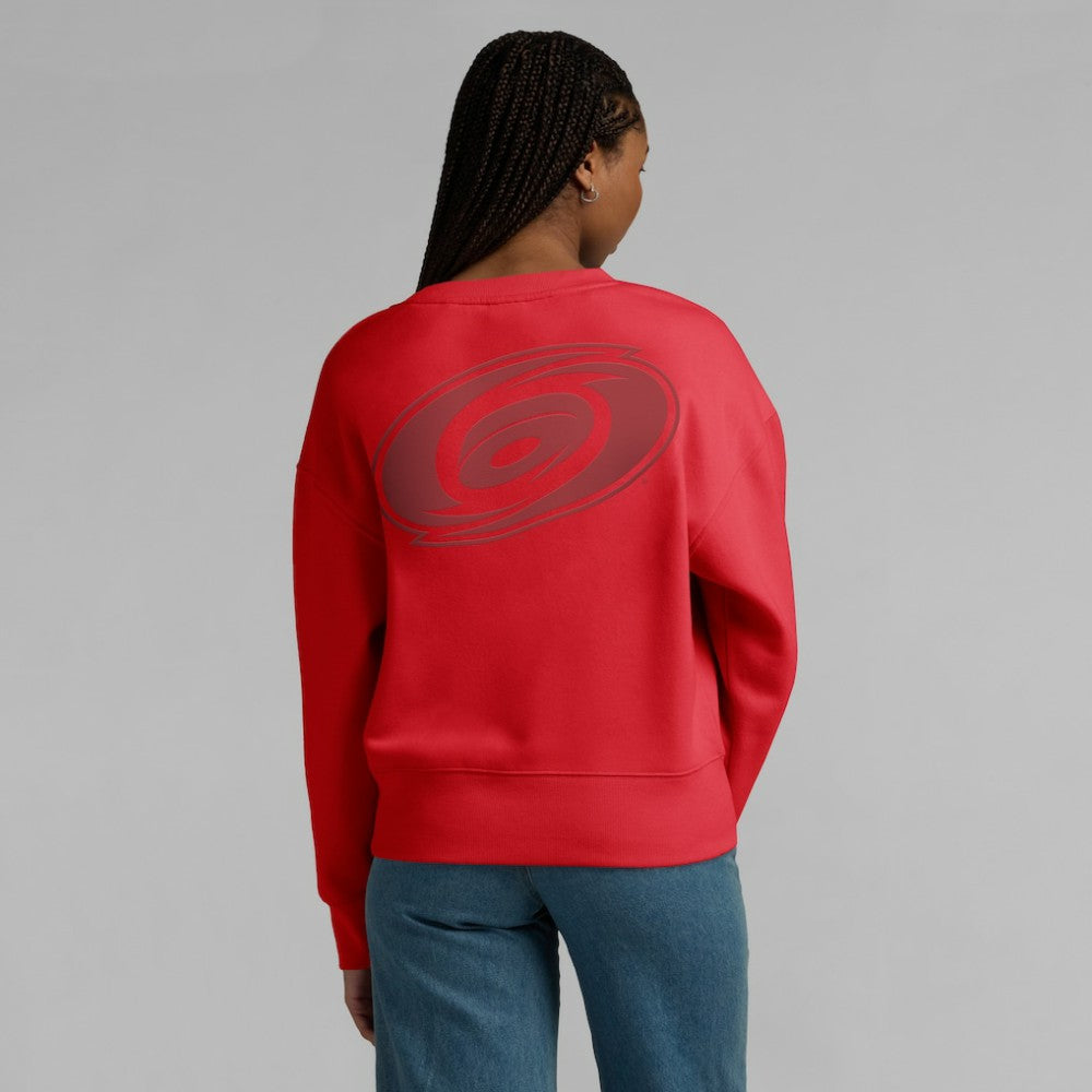 Carolina Hurricanes Fanatics Women's Elements Flow Pullover Sweatshirt Red