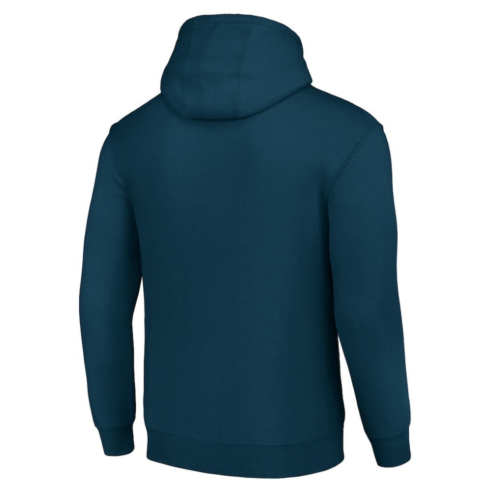 Columbus Blue Jackets Starter Color Scratch Fleece Pullover Hoodie Blue