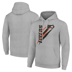 Philadelphia Flyers Starter Color Scratch Fleece Pullover Hoodie Heather Gray