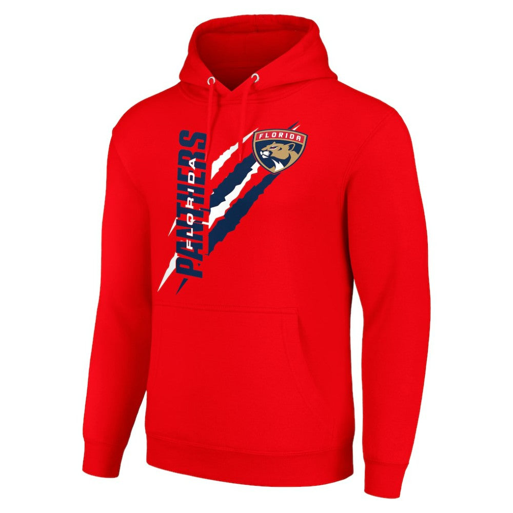 Florida Panthers Starter Color Scratch Fleece Pullover Hoodie Red