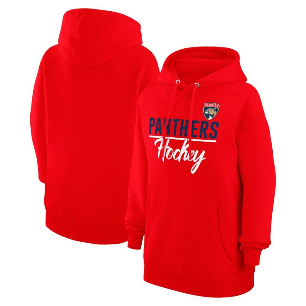 Florida Panthers G-III 4Her by Carl Banks Women's Team Fleece Pullover Hoodie Red
