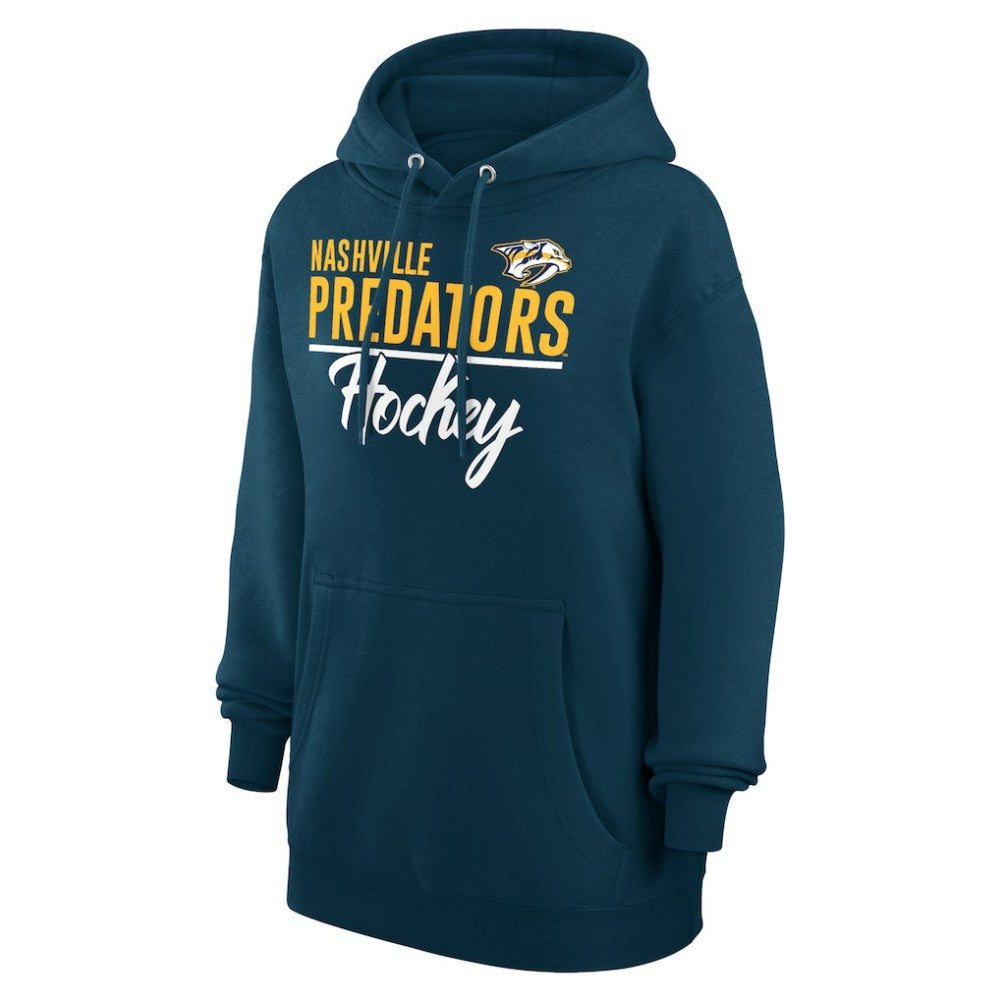 Nashville Predators G-III 4Her by Carl Banks Women's Team Fleece Pullover Hoodie Navy