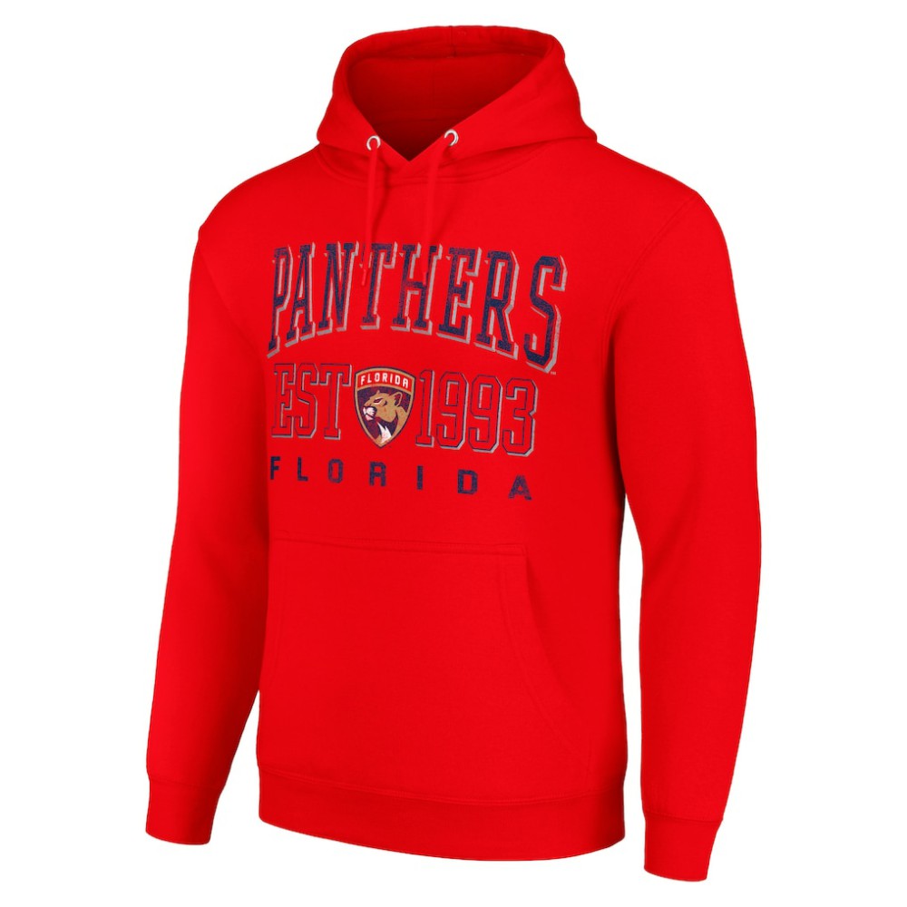 Florida Panthers Starter Graphic Pullover Hoodie Red