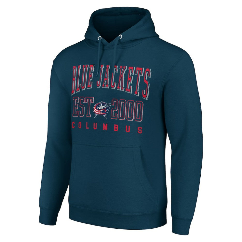 Columbus Blue Jackets Starter Graphic Pullover Hoodie Navy