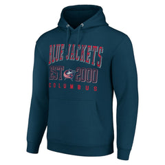 Columbus Blue Jackets Starter Graphic Pullover Hoodie Navy