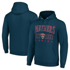 Florida Panthers Starter Graphic Pullover Hoodie Navy