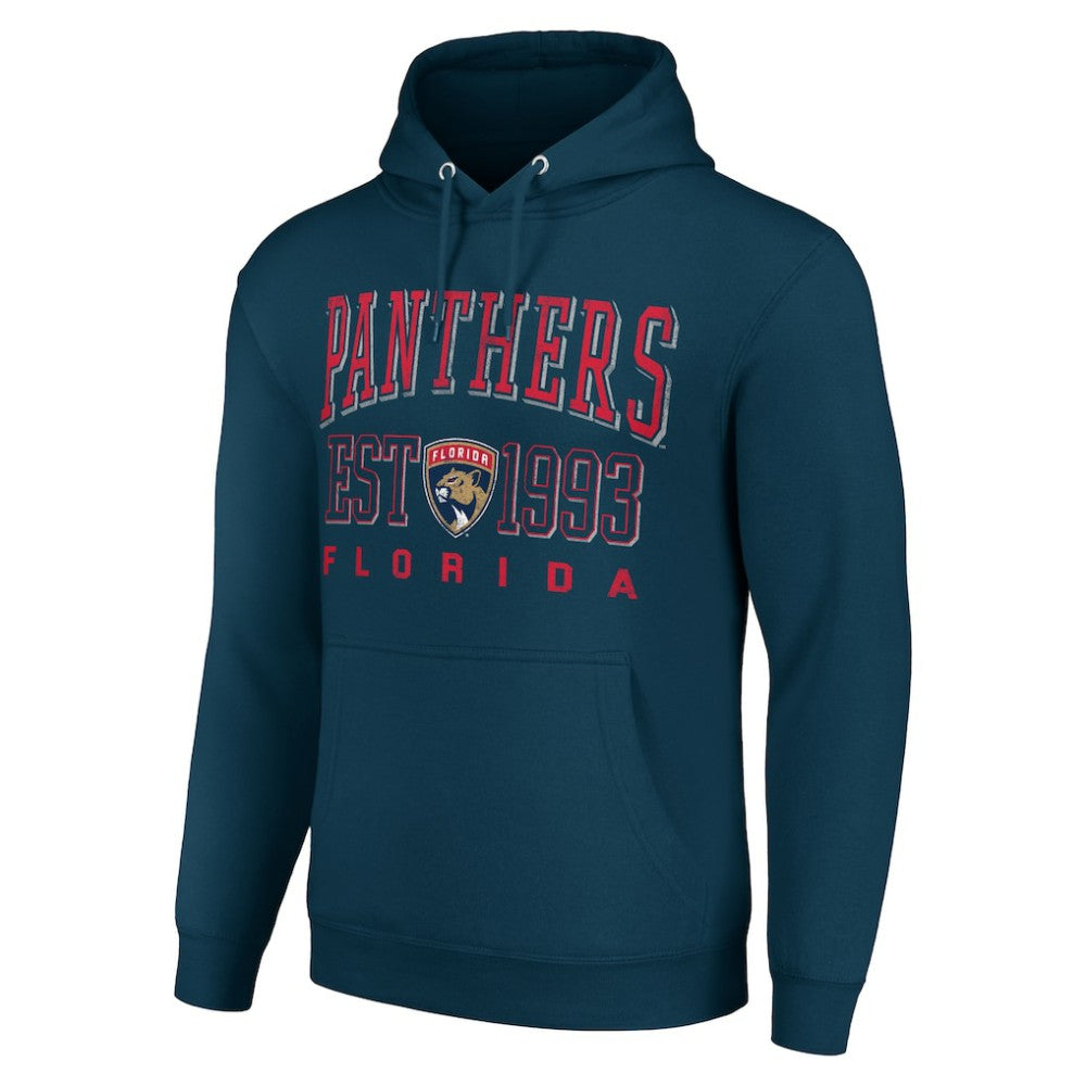 Florida Panthers Starter Graphic Pullover Hoodie Navy