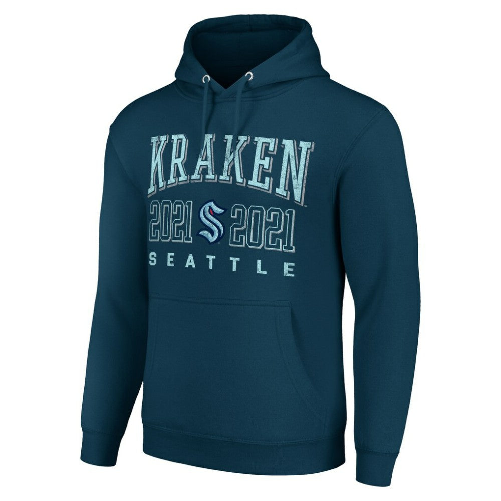 Seattle Kraken Starter Graphic Pullover Hoodie Deep Sea Blue
