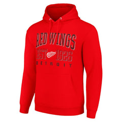 Detroit Red Wings Starter Retro Graphic Pullover Hoodie Red