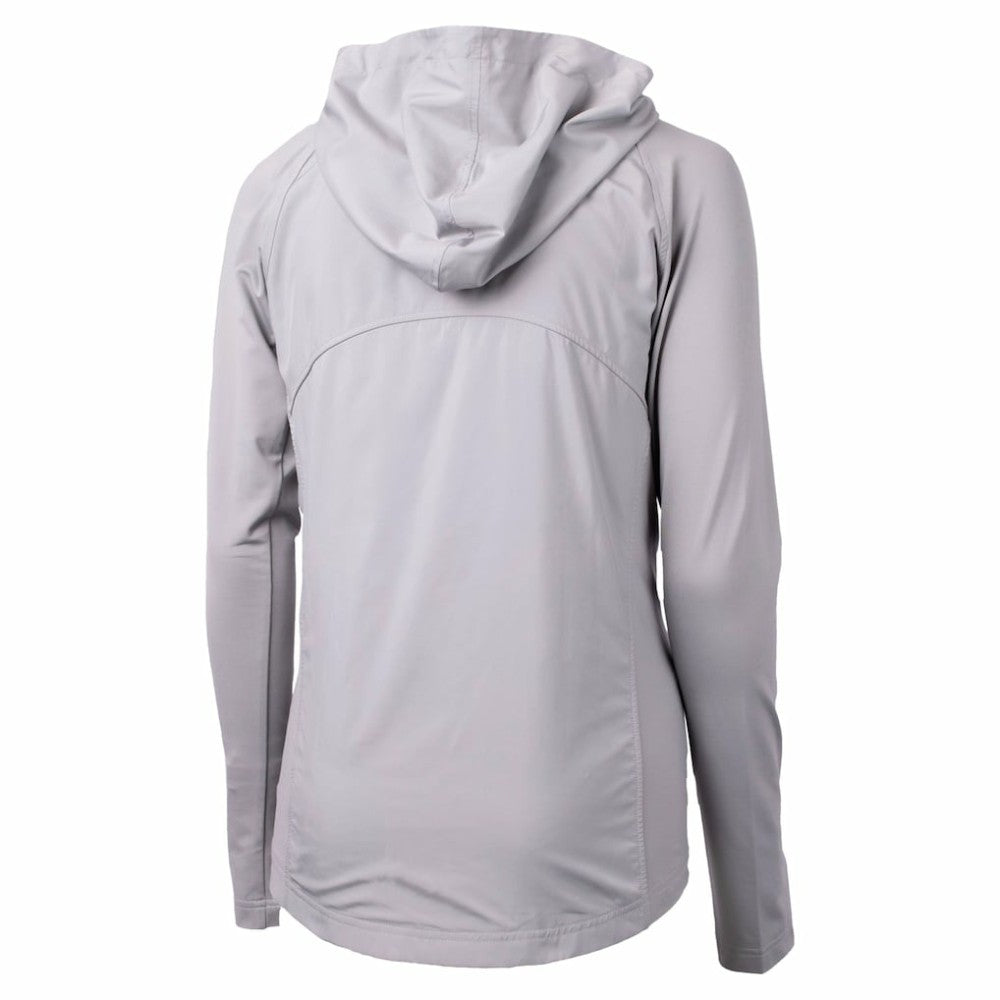 San Francisco Giants Cutter & Buck Women's City Connect Adapt Eco Knit Hybrid Recycled Full-Zip Hoodie - Gray