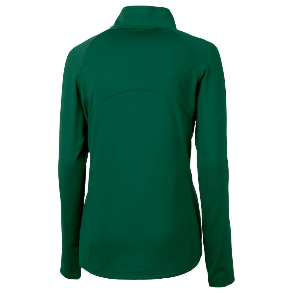 Colorado Rockies Cutter & Buck Women's City Connect Adapt Eco Knit Recycled Half-Zip Pullover Top - Hunter Green