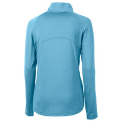 Milwaukee Brewers Cutter & Buck Women's City Connect Adapt Eco Knit Recycled Half-Zip Pullover Top - Powder Blue