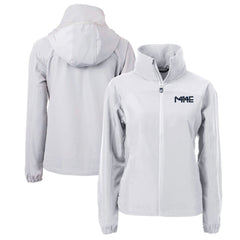Milwaukee Brewers Cutter & Buck Women's City Connect Charter Eco Recycled Full-Zip Jacket - Gray