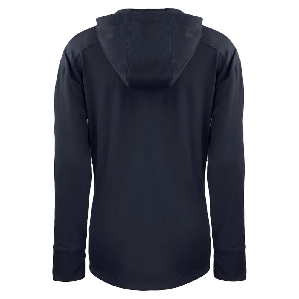Chicago Cubs Cutter & Buck Women's City Connect Daybreak Eco Recycled Half-Zip Hoodie - Navy