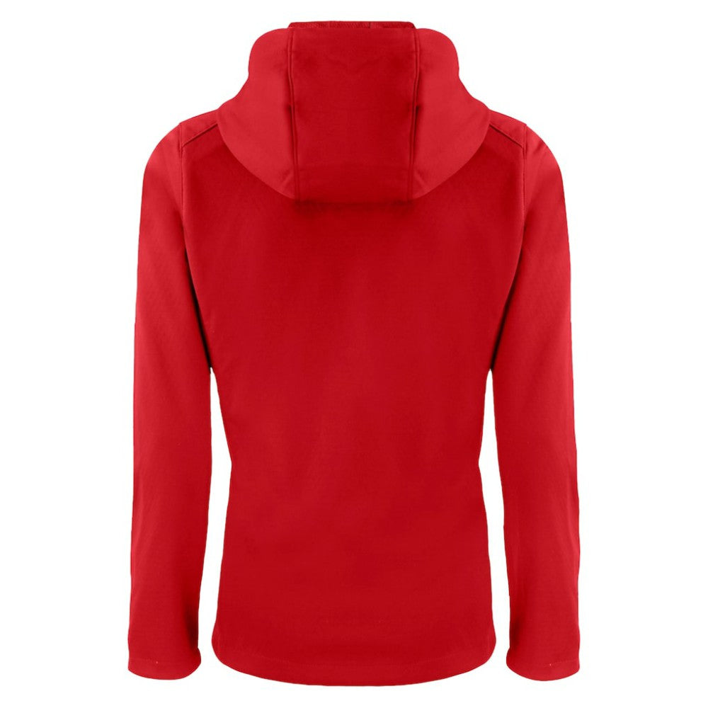 Los Angeles Angels Cutter & Buck Women's City Connect Evoke Eco Softshell Recycled Full-Zip Hoodie Jacket - Red