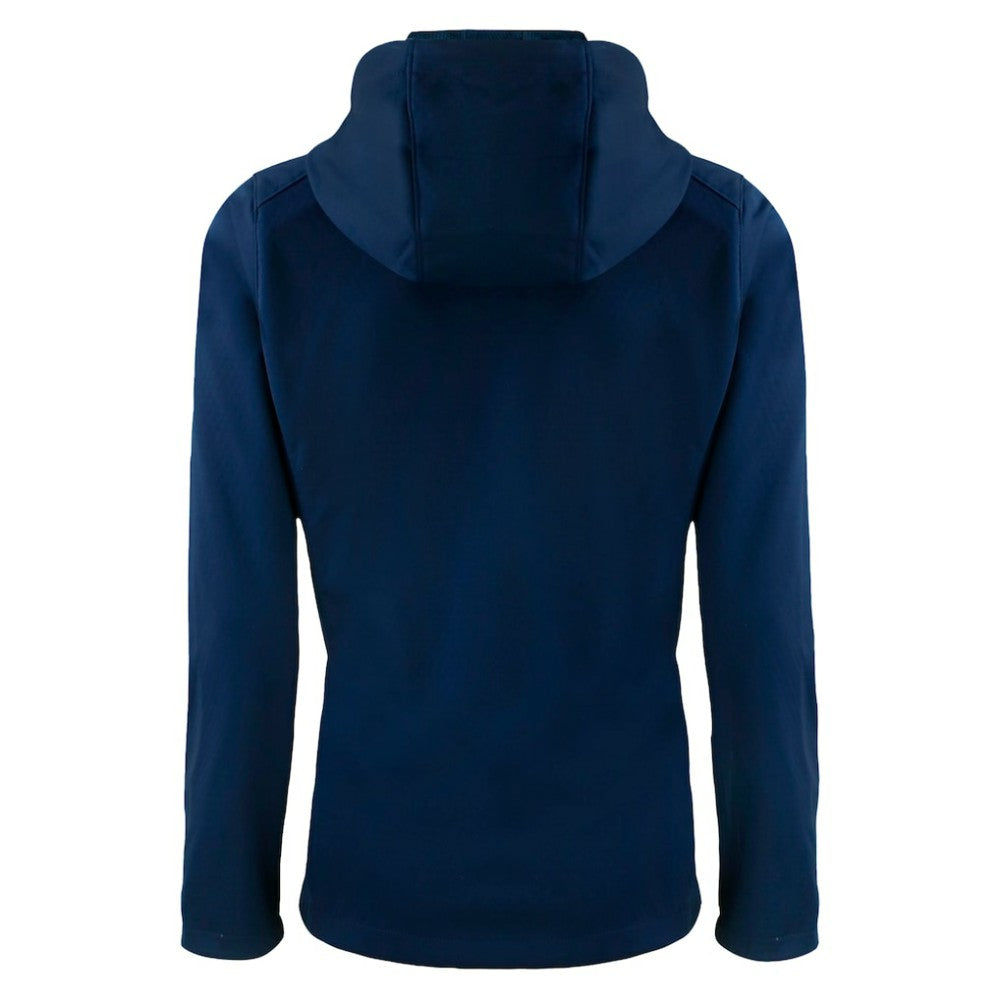 Los Angeles Angels Cutter & Buck Women's City Connect Evoke Eco Softshell Recycled Full-Zip Hoodie Jacket - Navy