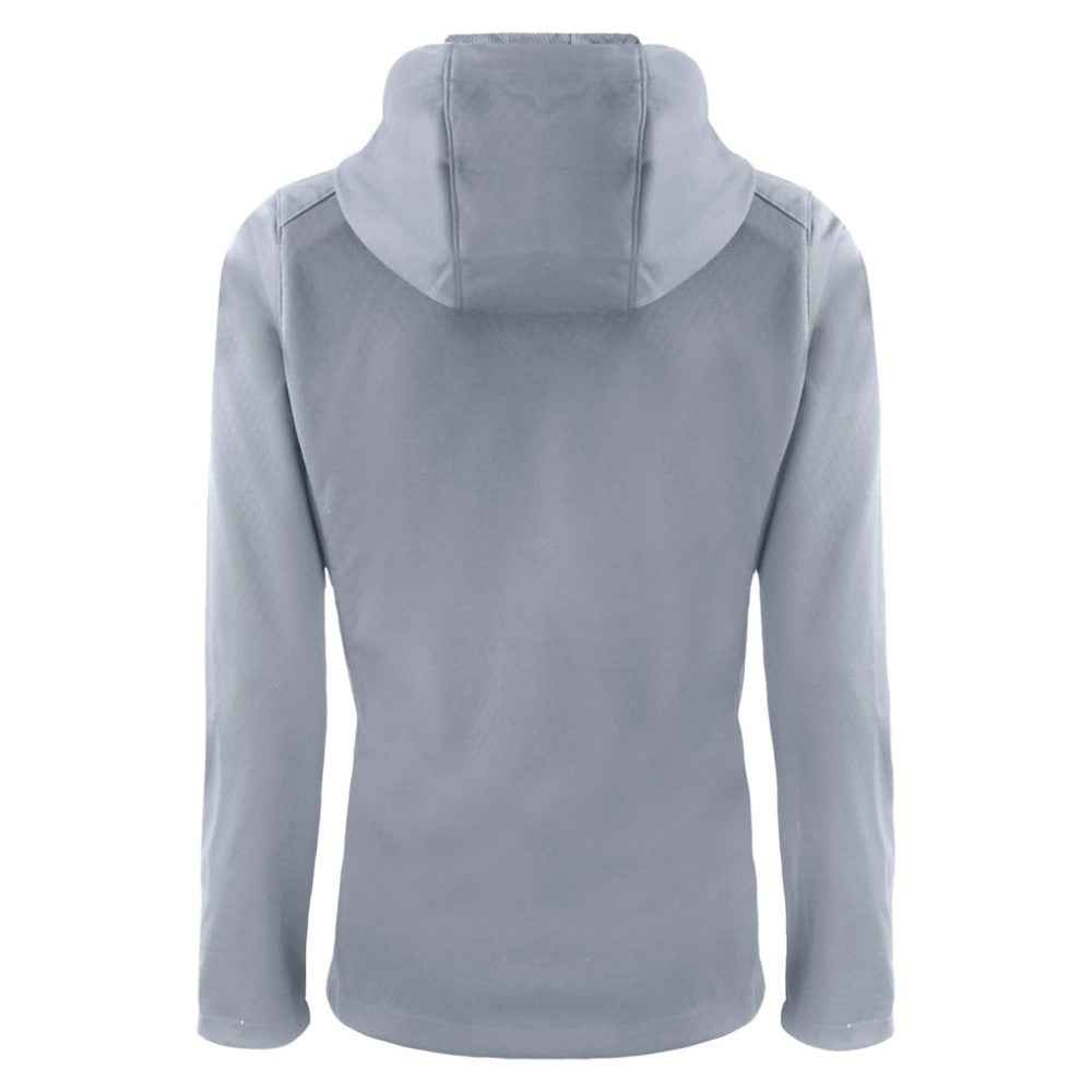 San Diego Padres Cutter & Buck Women's City Connect Evoke Eco Softshell Recycled Full-Zip Hoodie Jacket - Gray