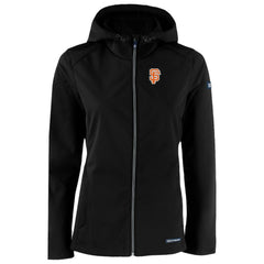 San Francisco Giants Cutter & Buck Women's City Connect Evoke Eco Softshell Recycled Full-Zip Hoodie Jacket - Black